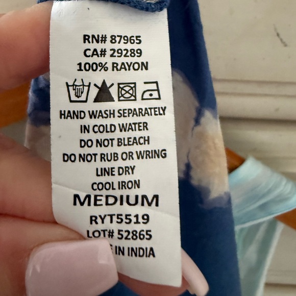 Beachy Boho Tie Dye Pocketed Maxi Dress - Picture 5 of 5